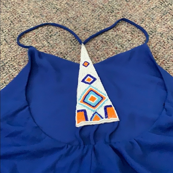 Blue tank top - Picture 2 of 2